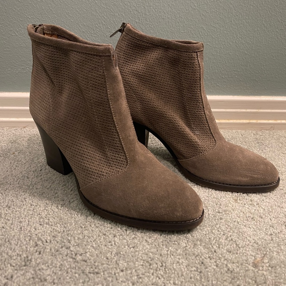 Aquatalia Brown/Deep Green Ankle Boots